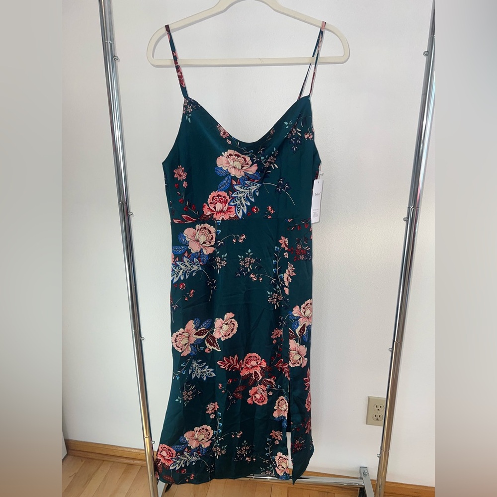 Floral Green Dress